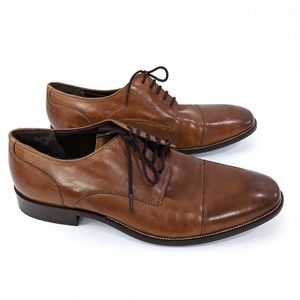Cole Haan Size 12M Men's Modern Classics Cap Oxford Shoes British Tan